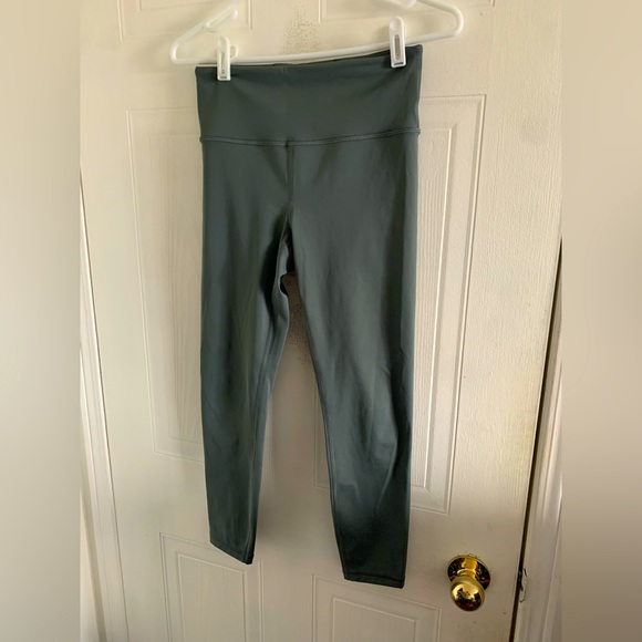 Athleta Elation Train 7/8 Tights Green Small - Picture 2 of 6